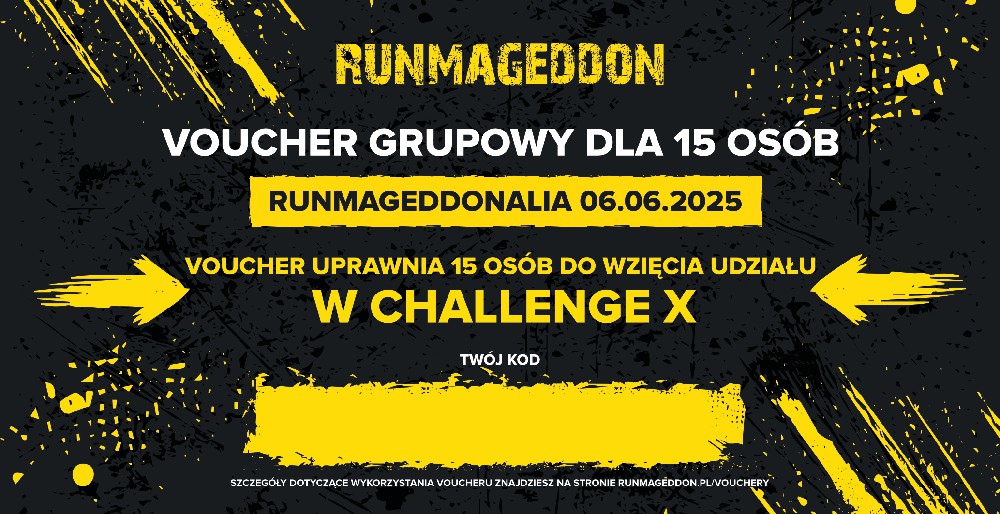 VOUCHER 15 OSOBOWY CHALLENGE